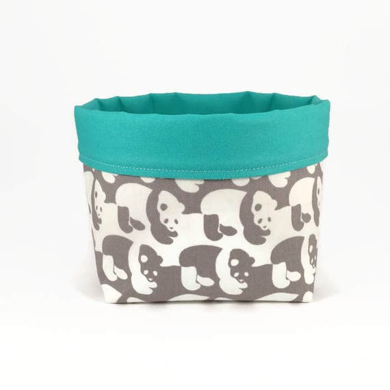 Items similar to Nursery basket, Storage basket, Panda, Cute storage