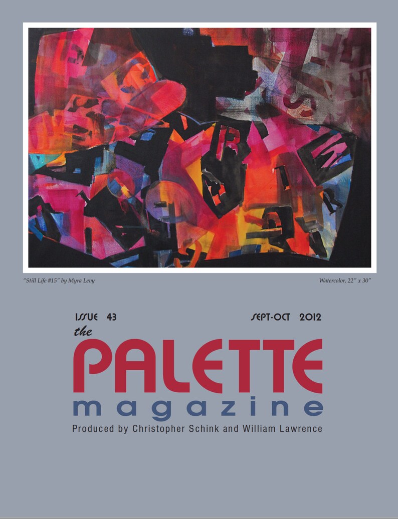 NEW Back Issues 4144 The Palette Magazine 4 colorful Etsy