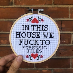 Forensic Files Cross Stitch PATTERN