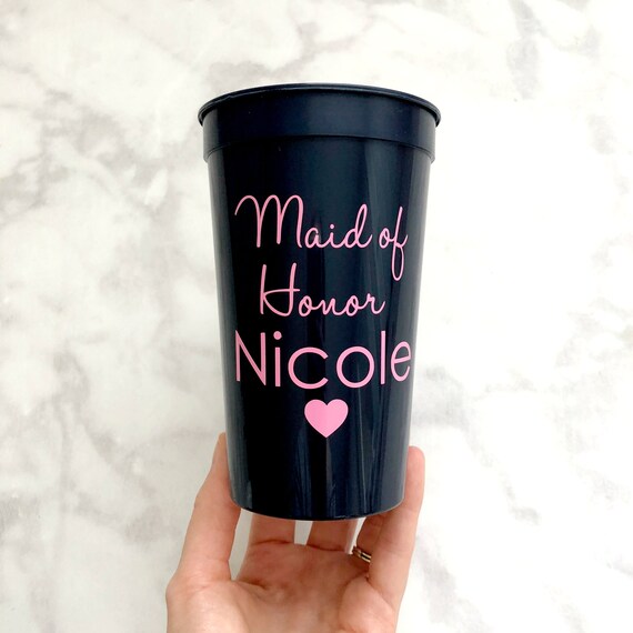 personalized bachelorette party cups