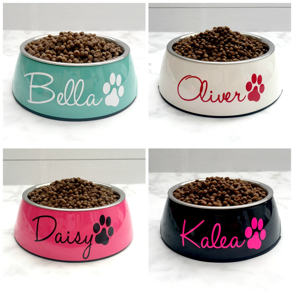 Personalized Dog Bowl Small Medium or Large Etsy