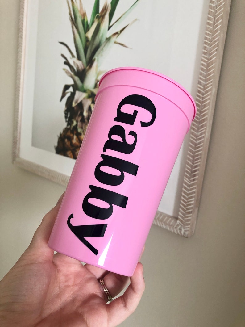 Personalized Cups Bachelorette Party Cups Personalized Party Etsy