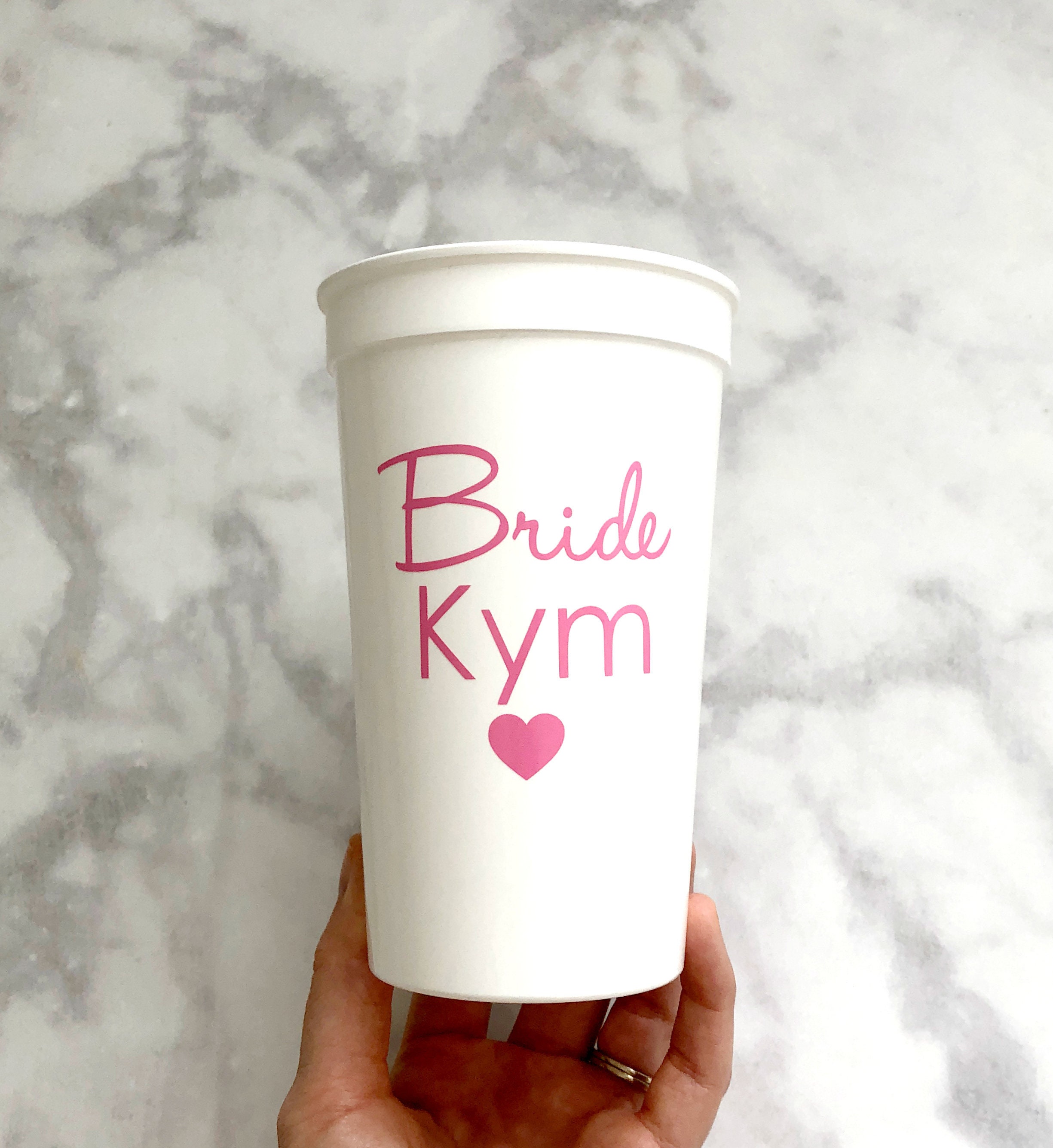 personalized bachelorette party cups