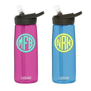 Monogrammed Eddy CamelBak Water Bottle .75L, Monogrammed Water Bottle, Monogram Water Bottle, Personalized Water Bottle, Kids Water Bottle image 9