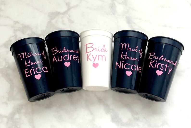 Personalized Bachelorette Party Cups 22oz Bachelorette Party Etsy