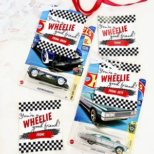 Car Themed Valentines, Printable Valentine Tags, Hot Wheels Valentines ...