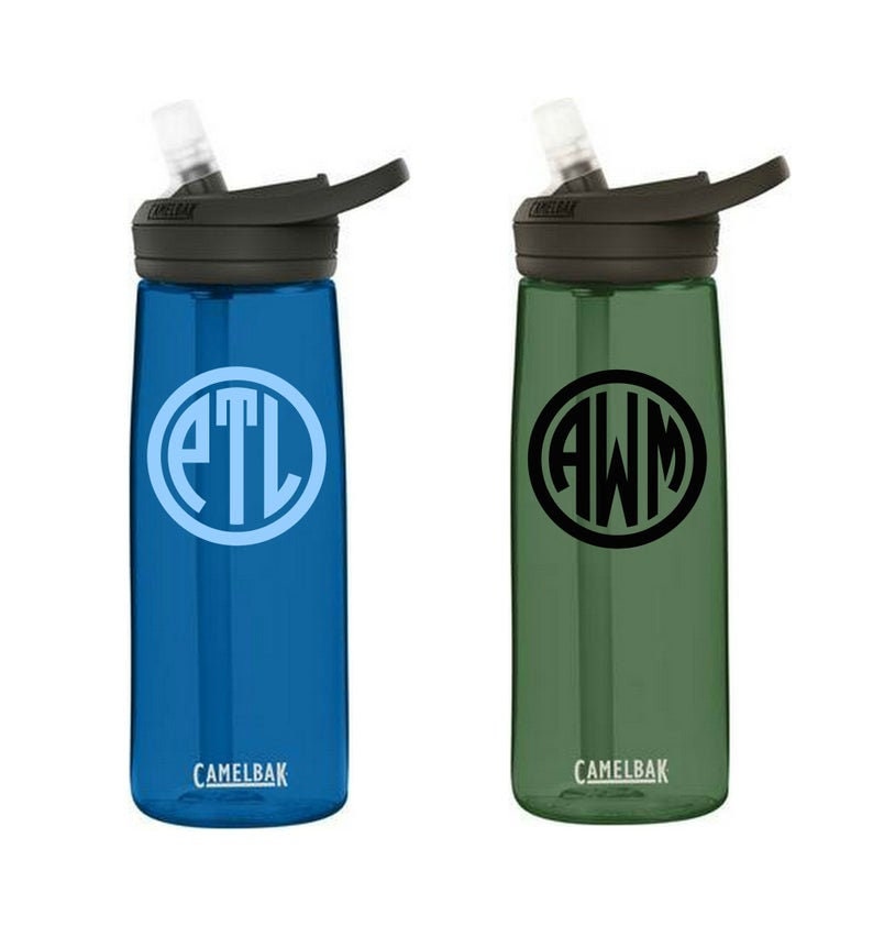 Monogrammed Eddy CamelBak Water Bottle .75L, Monogrammed Water Bottle, Monogram Water Bottle, Personalized Water Bottle, Kids Water Bottle image 4