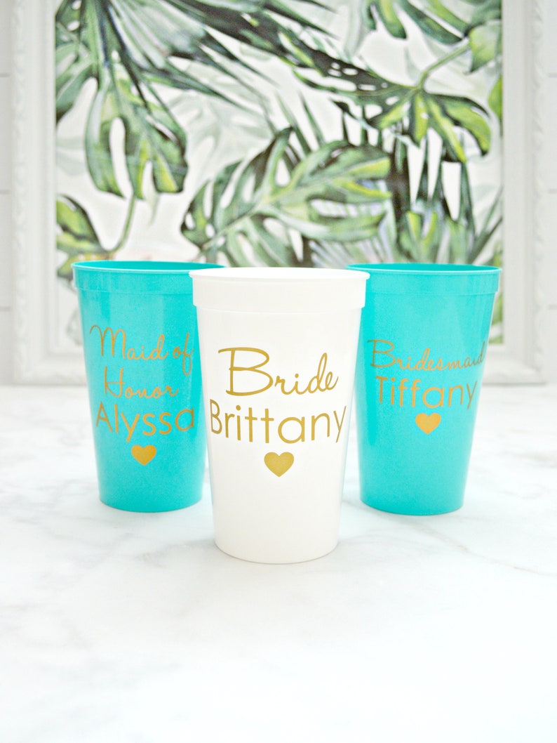 Personalized Bachelorette Party Cups 22oz Bachelorette Party Etsy