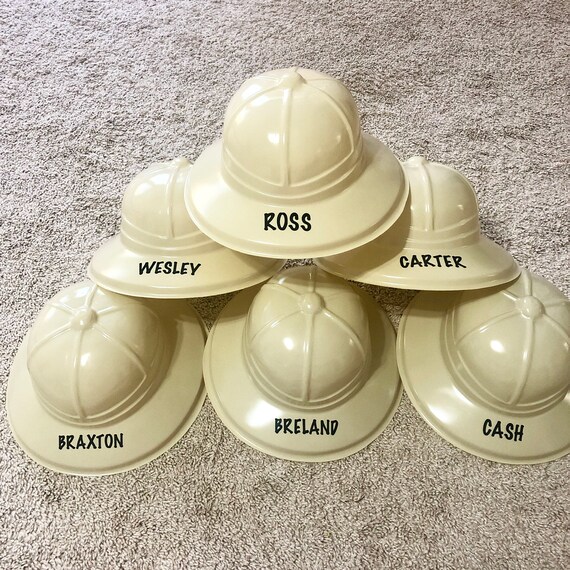 Personalized Safari Hats Personalized 