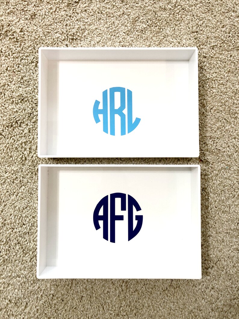 Monogrammed Jewelry Tray Monogram Jewelry Tray Monogram Gift Etsy