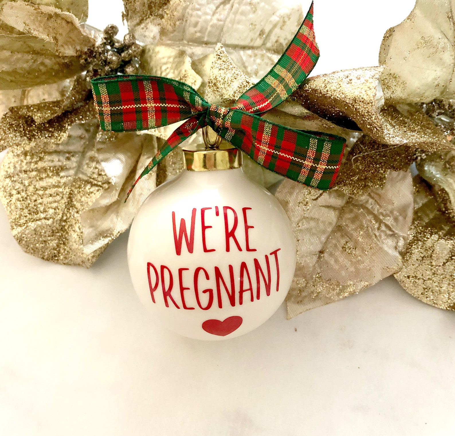 Pregnancy Announcement Christmas Ornaments We re Pregnant Etsy pregnancy-announcement-christmas-ornaments-we-re-pregnant-etsy