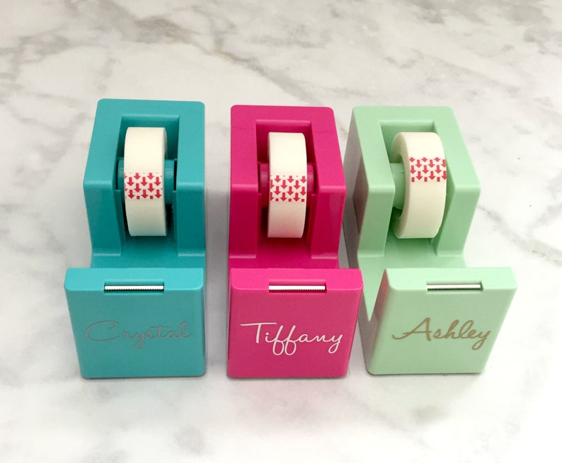 Personalized Tape Dispenser Personalized Gift Idea Etsy
