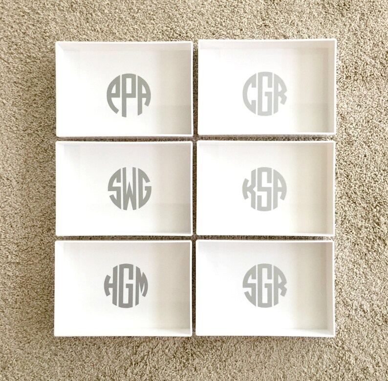 Monogrammed Jewelry Tray Monogram Jewelry Tray Monogram Gift Etsy