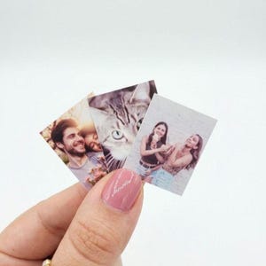 Mini Photo Prints Custom Tiny Picture Prints |  Wallet Photos | Scrapbook Journal Photos |  Mini Prints Set Gift