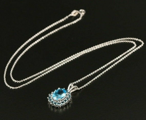 Effy blue shop topaz necklace