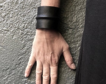 SEKEL Leather Cuff Bracelet for Men and Women