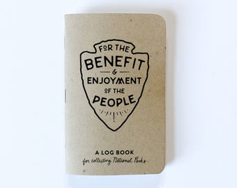 National Park Log Book | 3.5" x 5.5" Pocket Notebook | 63 National Parks