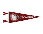 Wisconsin State Motto Pennant: Forward