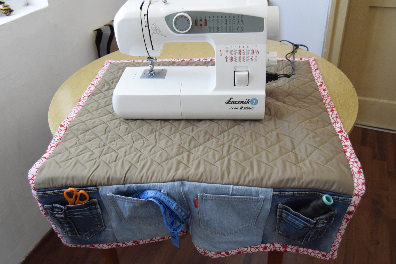 Sewing Machine Organizer, Desk Organizer, Denim Organizer, Small