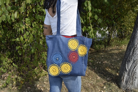 Jeans con tasche alte discount