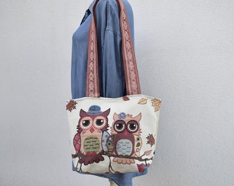 Shopping bag, beach bag, student bag, bag for a walk in the park, beautiful gift for girlfriend, environmentally friendly