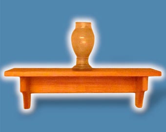 Pine Wood Shelf: Rustic Home Decor, Ready to Hang