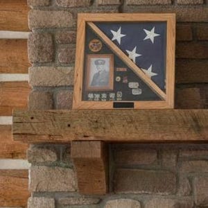 Handcrafted Military Shadow Box
