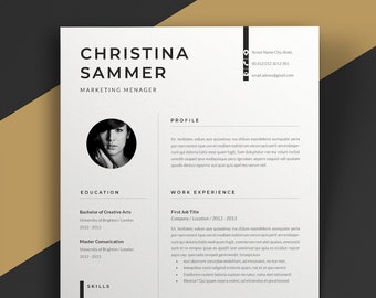 Resume | Resume Template | Word Resume | Resume Template Word | Modern Cv | 2 Pages Resume | Cv Icons | Resume Teacher | Cv | Cv Template