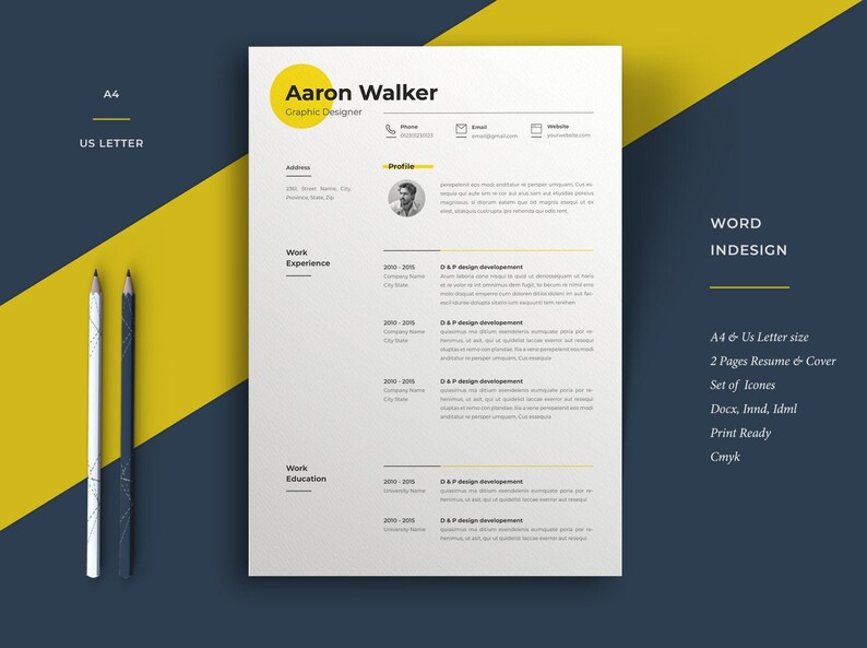 Modern Resume Template Resume Template Resume Template Word Resume Cv Template Instant download Cv Cv Resume Resume Word image 2