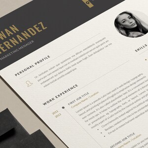 Resume / Resume Template Resume Template Word Cv Template Resume Template Teacher Cv Template Professional Cv Template with photo image 3