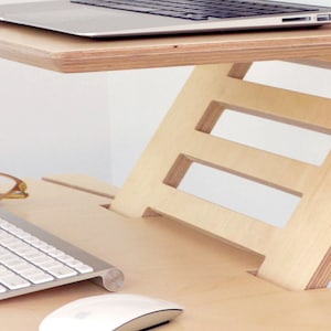 The Original DeskStand ™ Standing Desk, Laptop Stand, Adjustable Standing Desk, Sit Stand Desk, Standing Workstation Desk for Home Office image 4