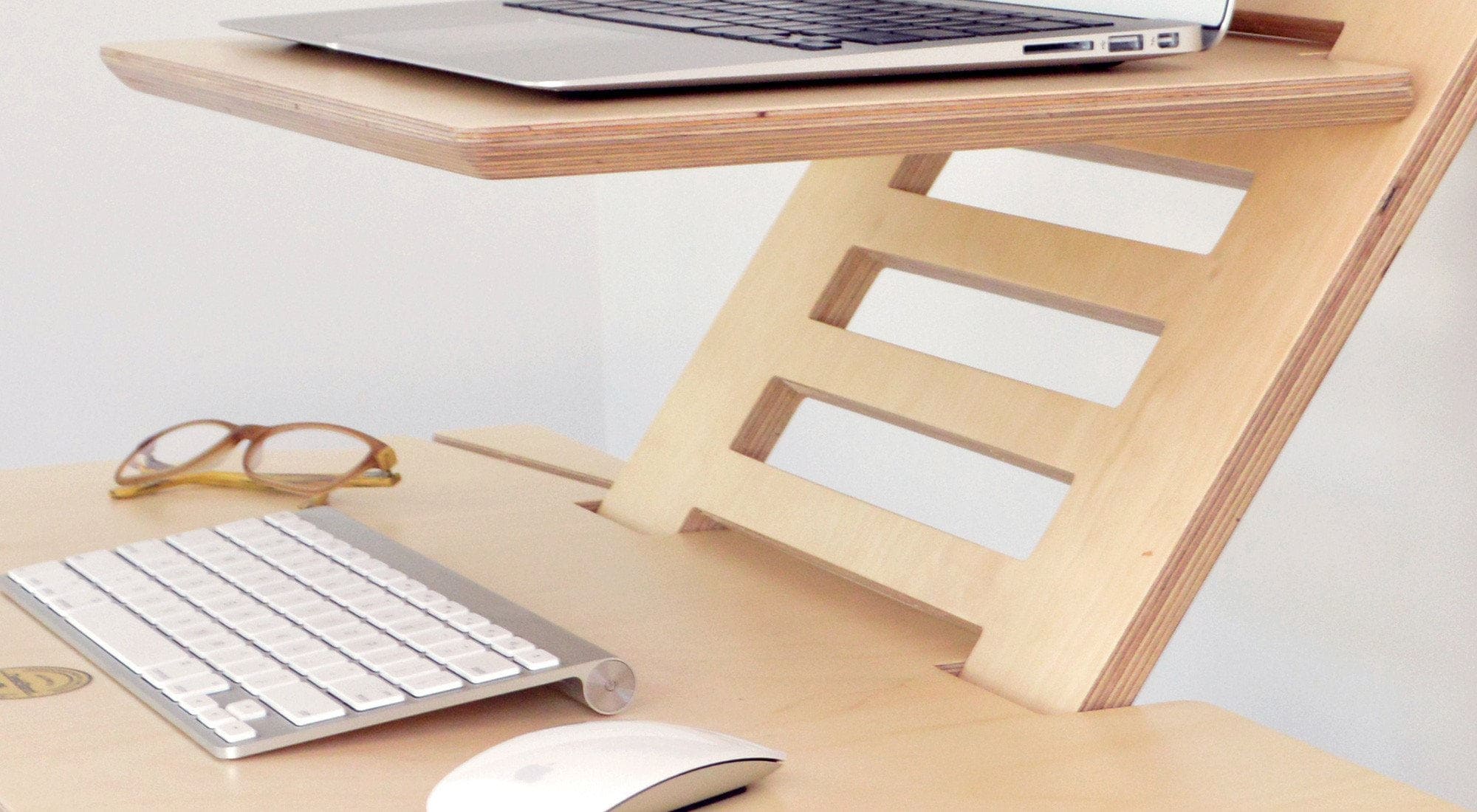 The Original Deskstand ™ Standing Desk Laptop Stand Etsy Australia