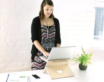 Standing Desk - Mini DeskStand™ , Handmade Standing Desk Ergonomic Home Office