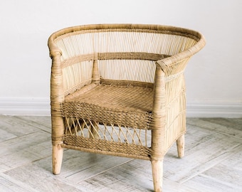 Traditional Malawi Cane Chair for Kids