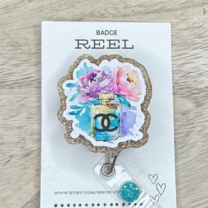CC Perfume Badge Reel Badge Reel Cute Badge Reel 