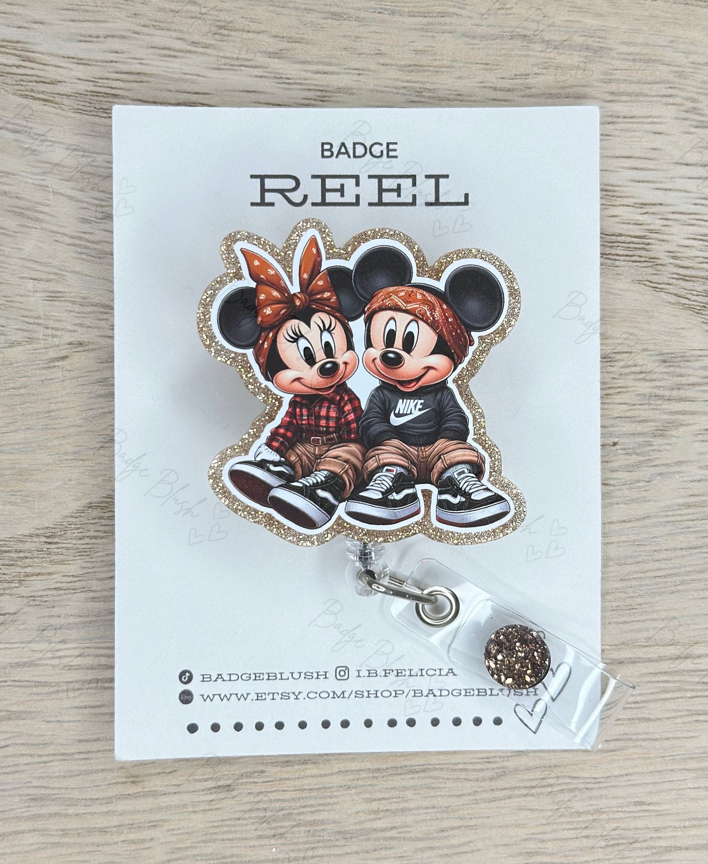 Mickey Mouse Badge Reel 