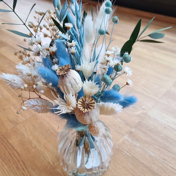 Tischsträuße, Tischdeko für Hochzeit, Konfirmation, Geburtstagsdeko, Blumenschmuck zur Taufe, Tischdeko,  Kleiner Stauss für Vase,