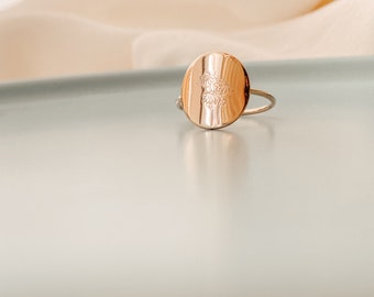 push present initial ring