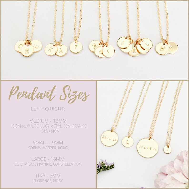 rose gold mum necklace