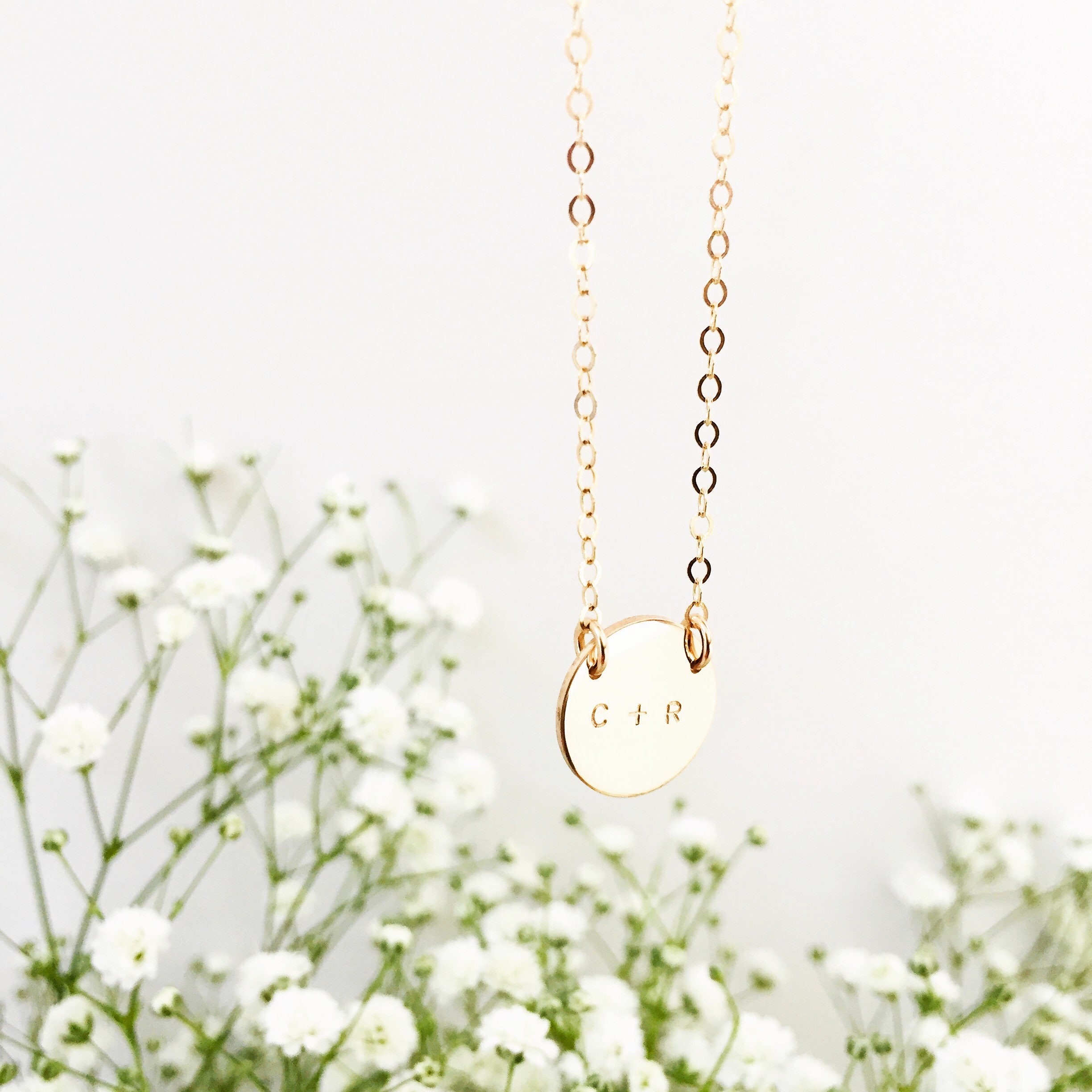 Medium Pendant Necklace Double Hole/Double Hole Pendant Etsy