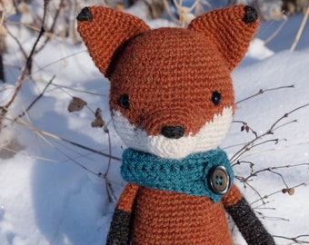 Finnigan Fox • PDF Crochet Pattern by SweetPippin