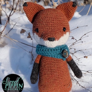 Finnigan Fox • PDF Crochet Pattern by SweetPippin
