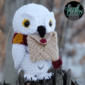 Eira Owl w/ Envelope PDF Crochet Pattern by SweetPippin image 2