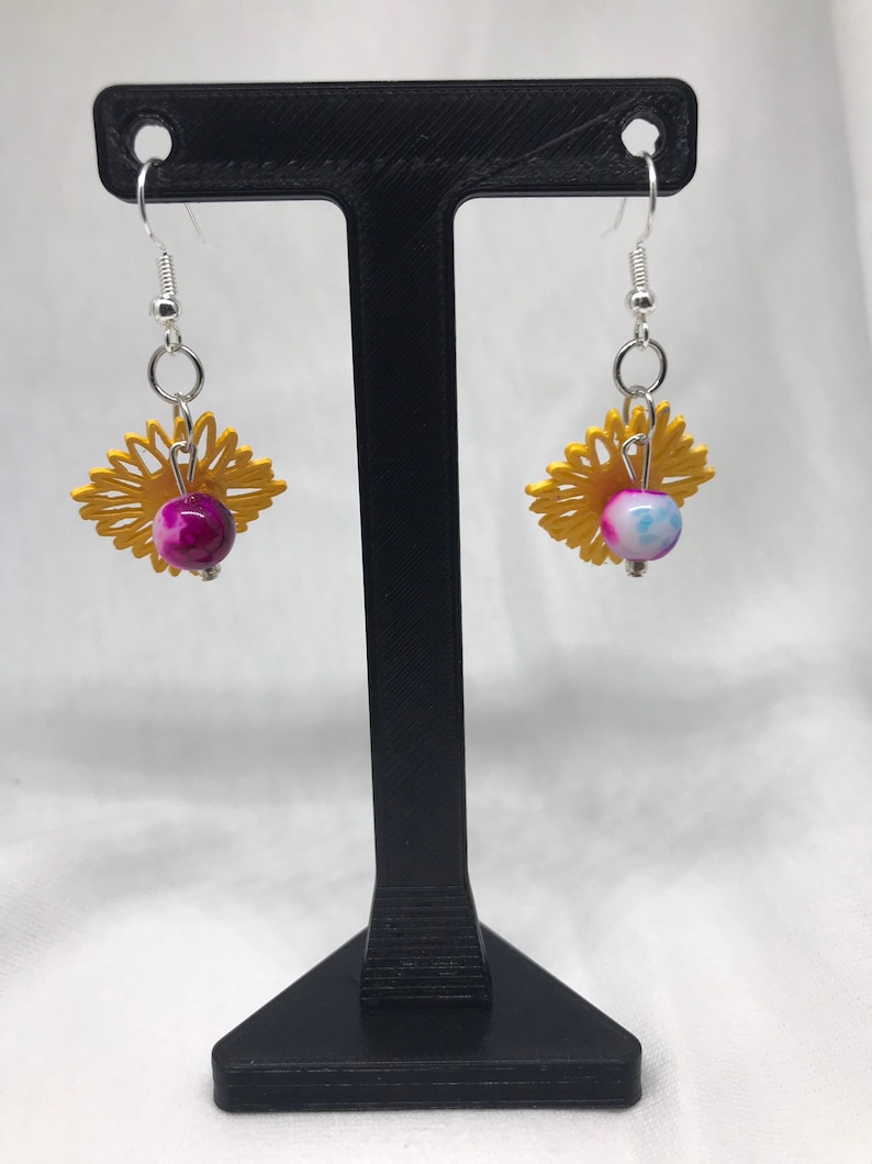 Yellow Sun Earrings by Tessa K image 1