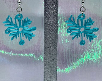 Snowflake Earrings by Tessa K