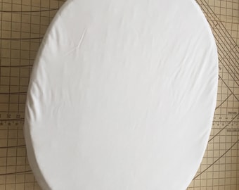 oval crib mattress protector