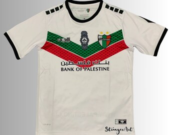 Maillot de football Palestino vintage saison 23/24 / Maillot de football Palestino vintage / Cadeau pour lui / Cadeau pour fan