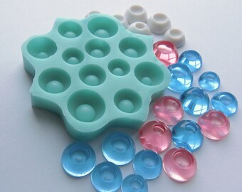 BJD Eyes Mold - Doll Eye Mold - Mould for Doll Eyes - 12 mm 14 mm 16 mm 18 mm - Silicone Mold