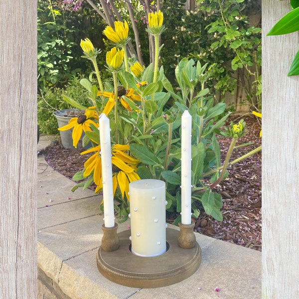 Wood Unity Candle Etsy