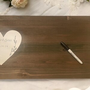 Wedding Guest Book Alternative,Personalized Guest Book, Wood Wedding Signs, Wedding Decor